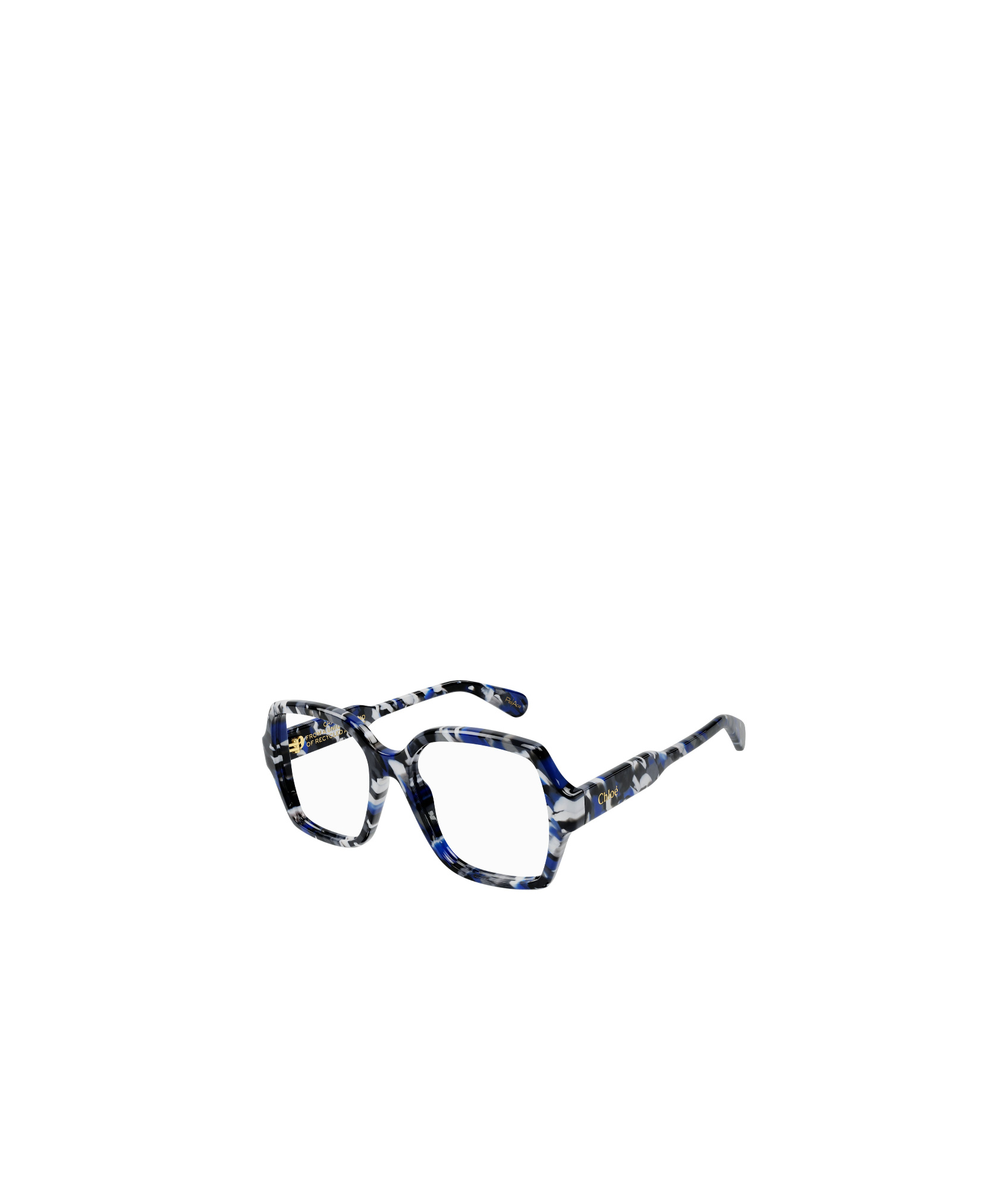 Shop Chloé Rectangular Flat Mirror In Multicolor