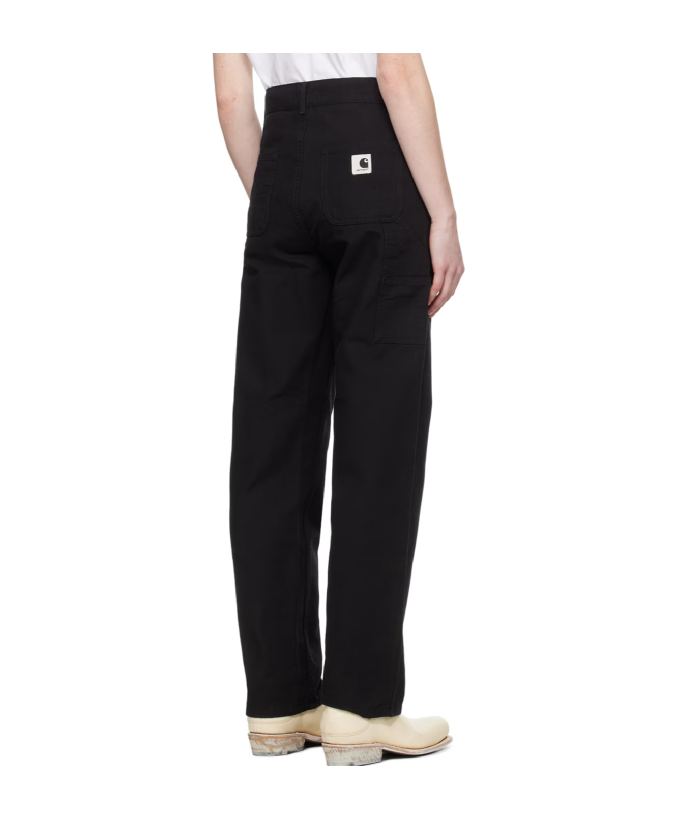 Carhartt Derby High-rise Straight Jeans In Black