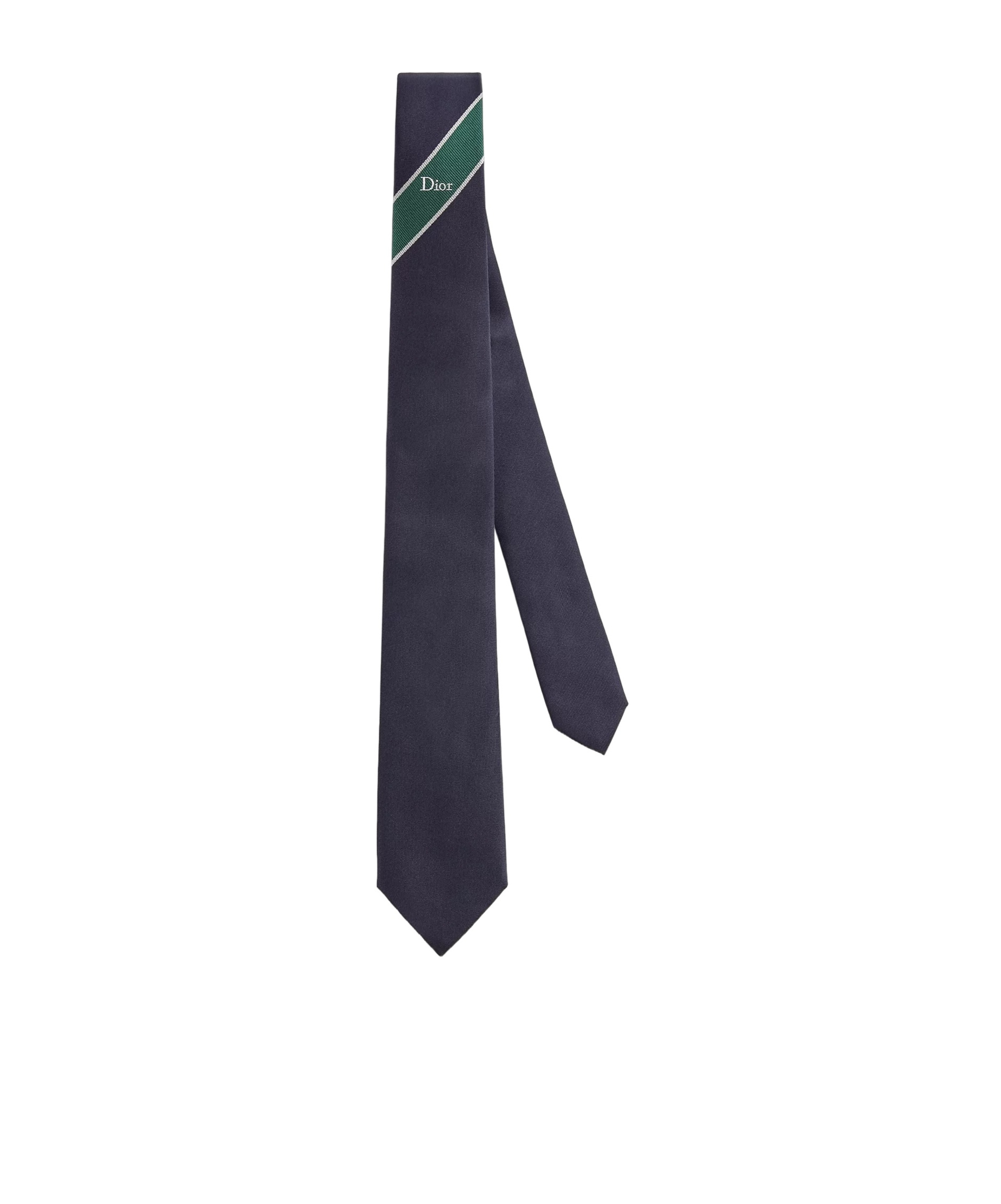 Dior Tie With Stripe In Blue