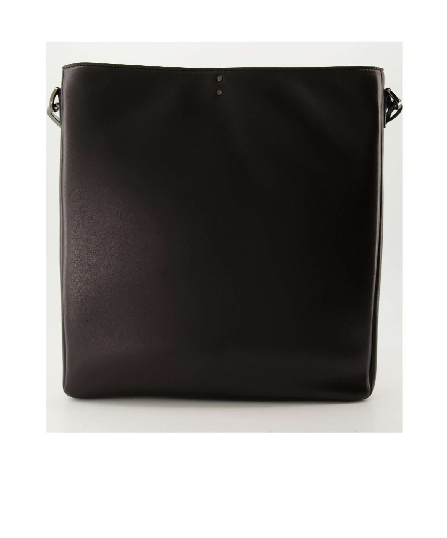 Valentino Garavani Logo Lock Leather Shoulder Bag In Black
