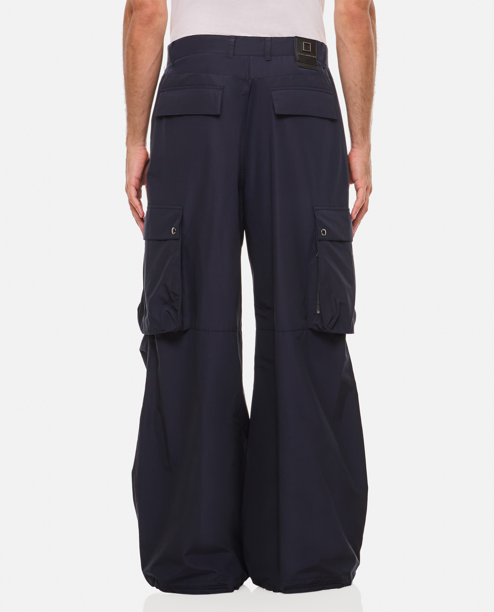 Wooyoungmi Pleated-front Cargo Trousers In Black