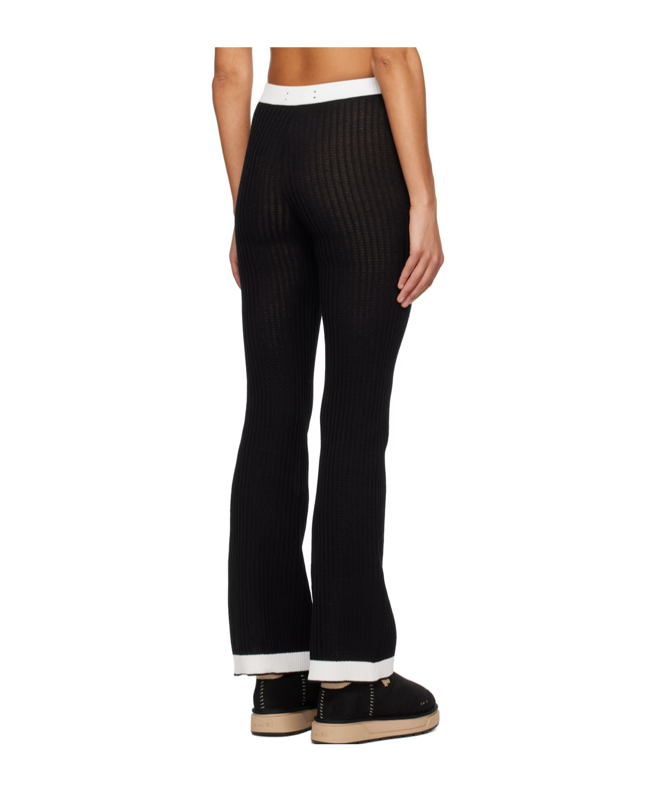 Amiri Flared Sweatpants In Black