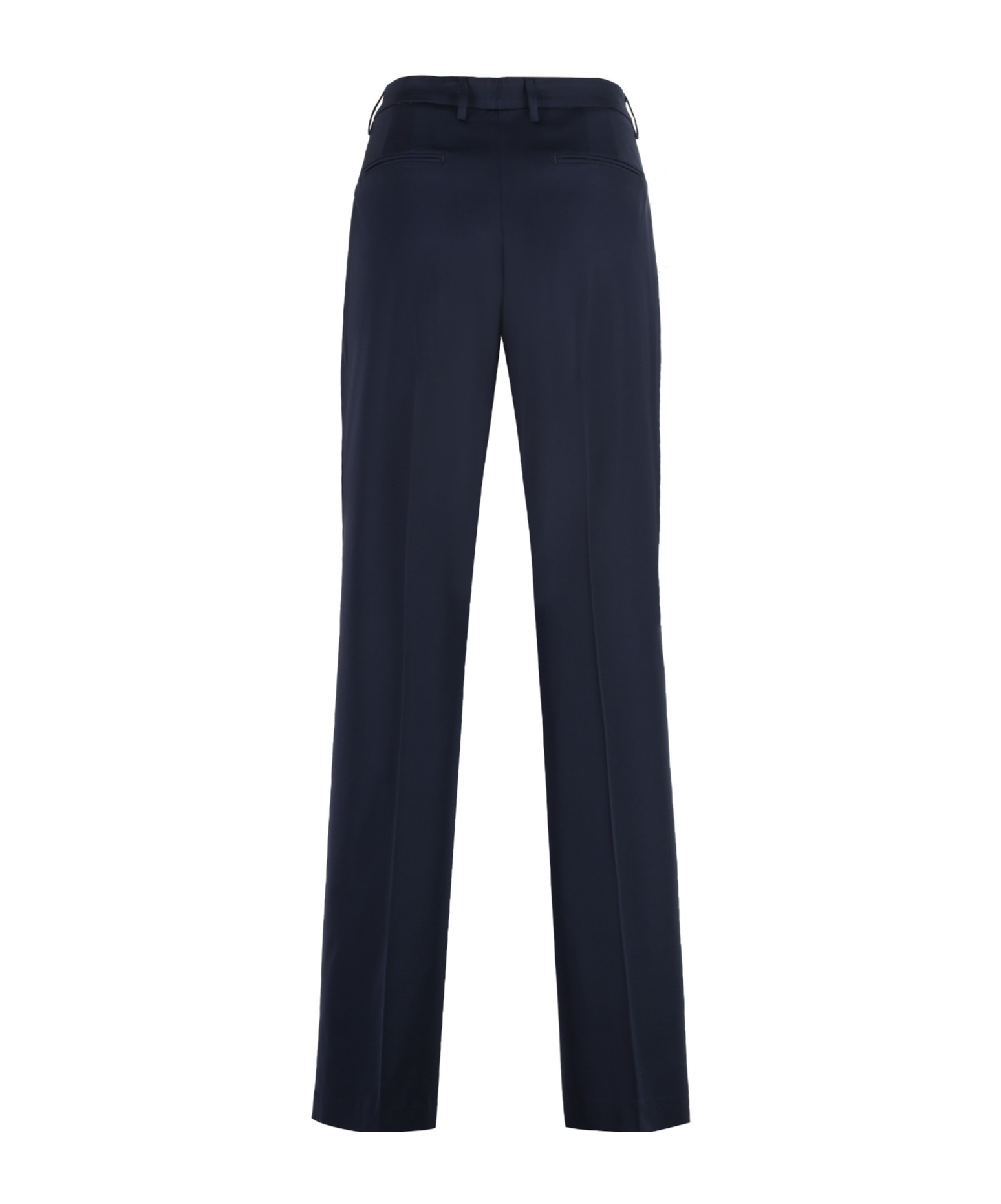 Pt01 Belt Loop Belt Casual Pants In Black