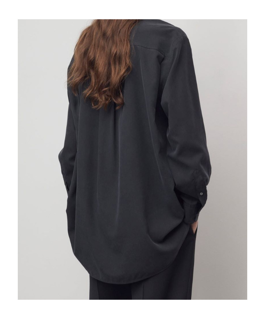 The Row Long Sleeve Shirt In Black