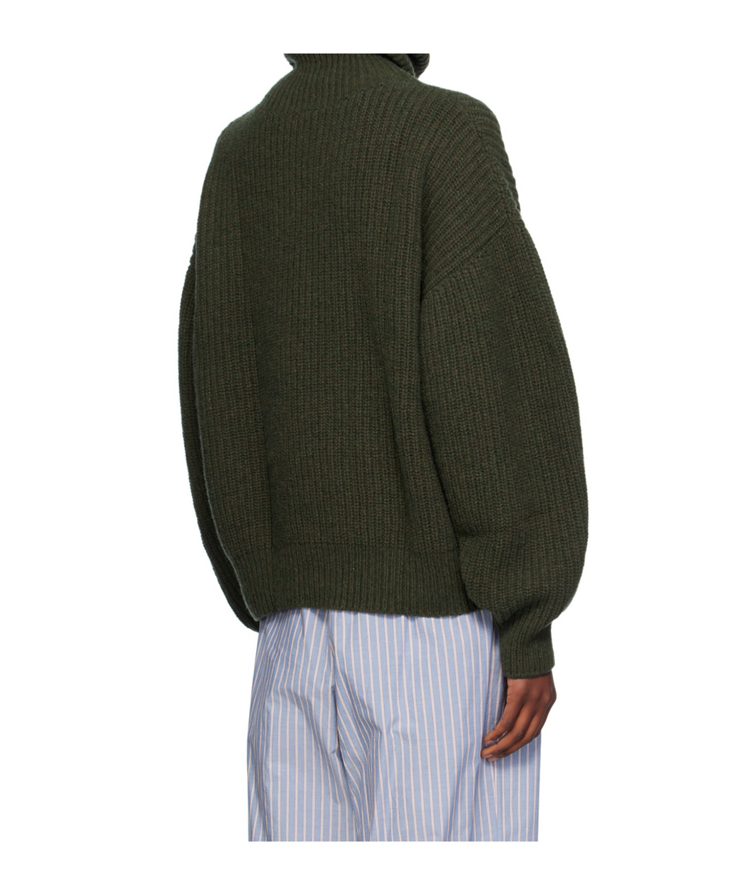 Baserange Green Mea Turtleneck In Green