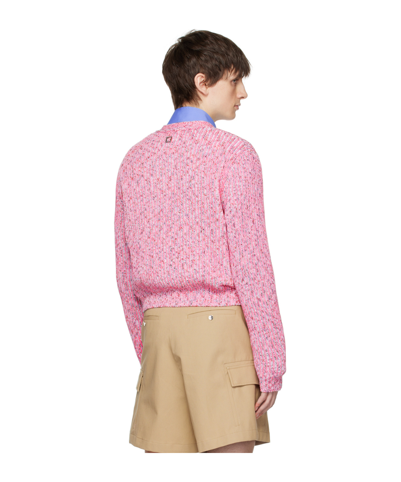 Wooyoungmi Pink Hardware Cardigan In Pink