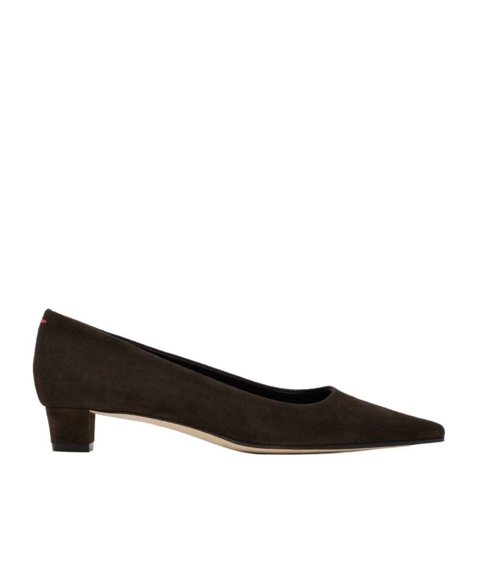 Shop Aeyde Judi Pointed Low Heels In Black