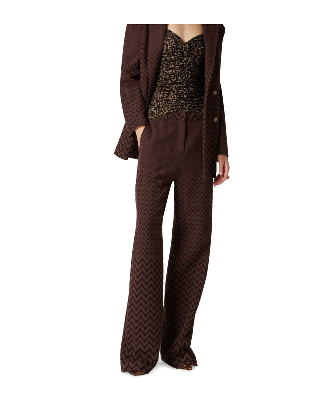 MISSONI BELT LOOPS SLACKS