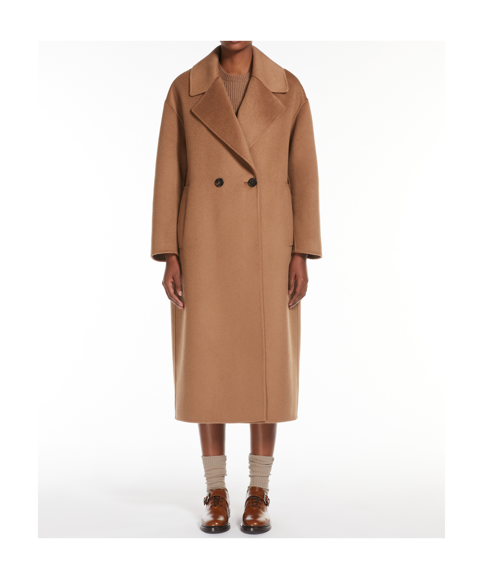 Max Mara Coat In Brown