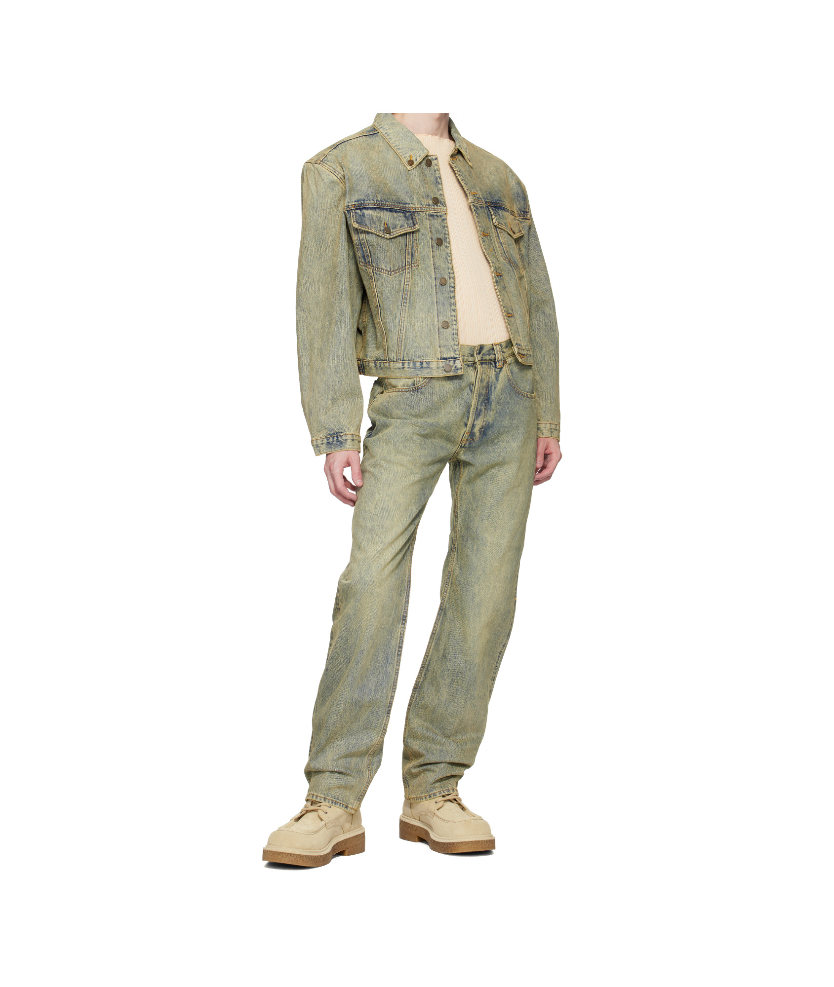 Entire Studios Slem Jeans In Surface Wave