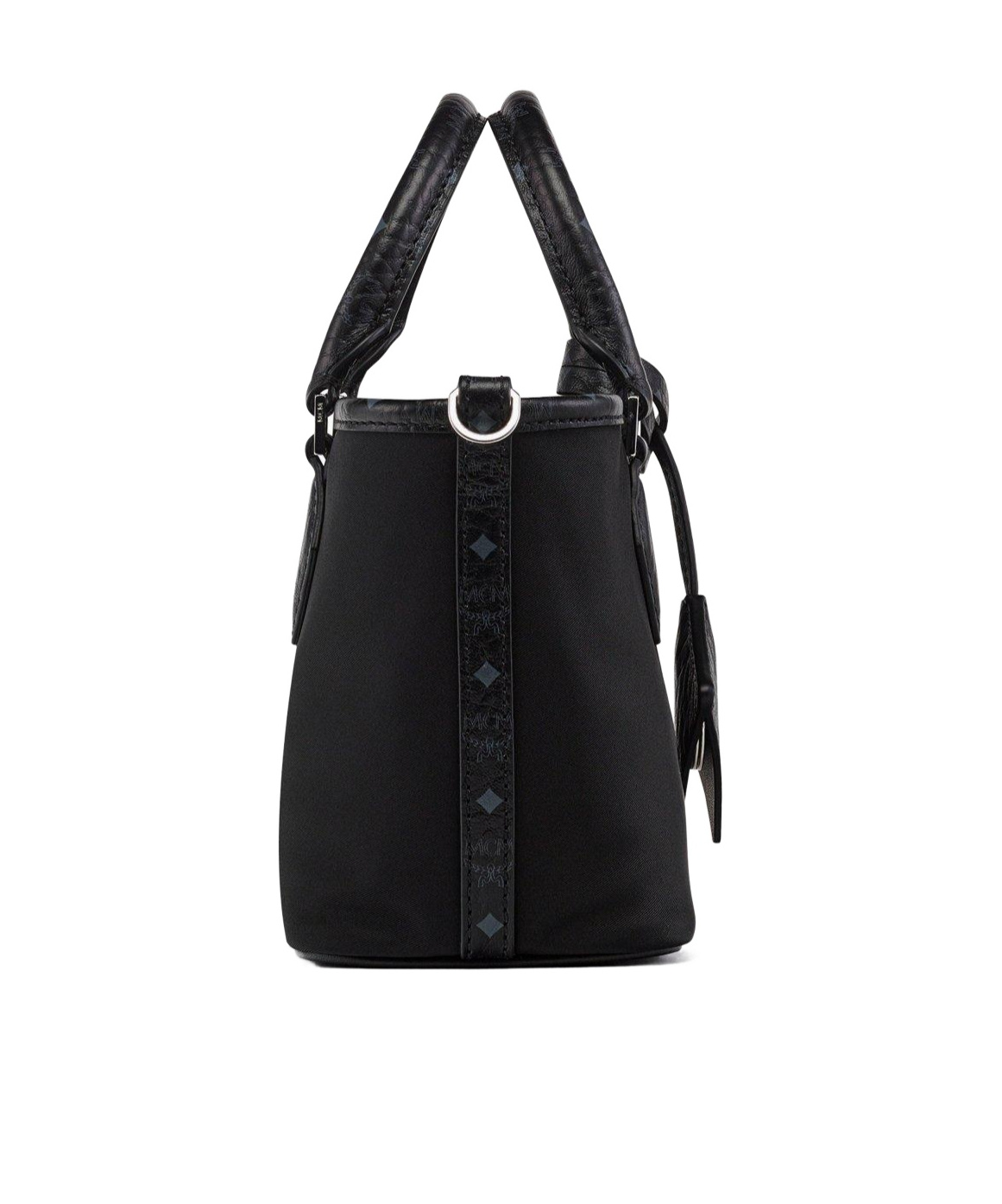 Mcm Black Tote Bags In Black