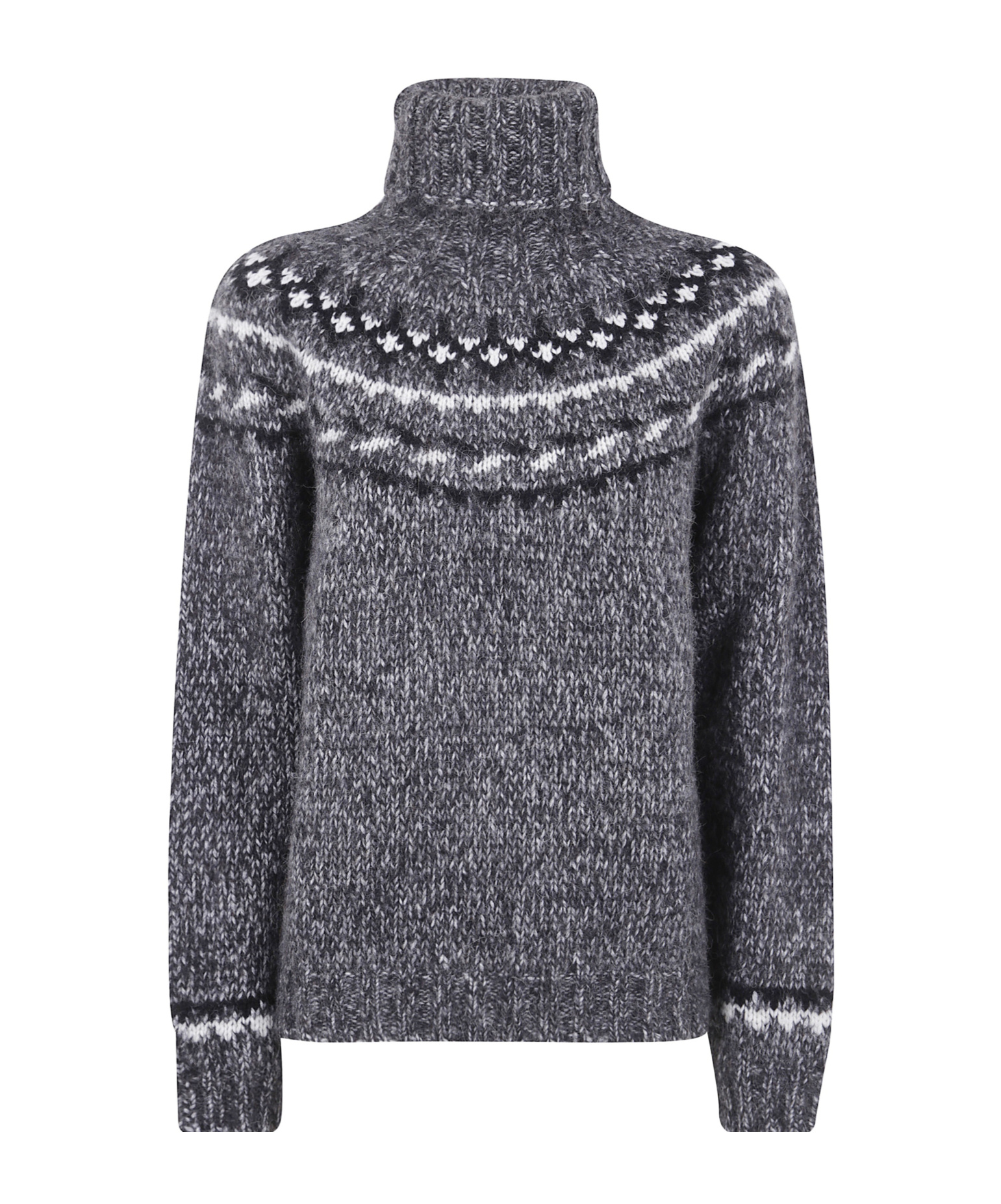 P.a.r.o.s.h Moline Turtle Neck Sweater In Gray