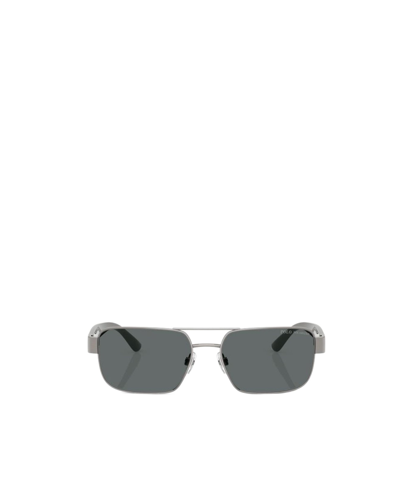 Polo Ralph Lauren Eyewear Rectangle Frame Sunglasses In Silver