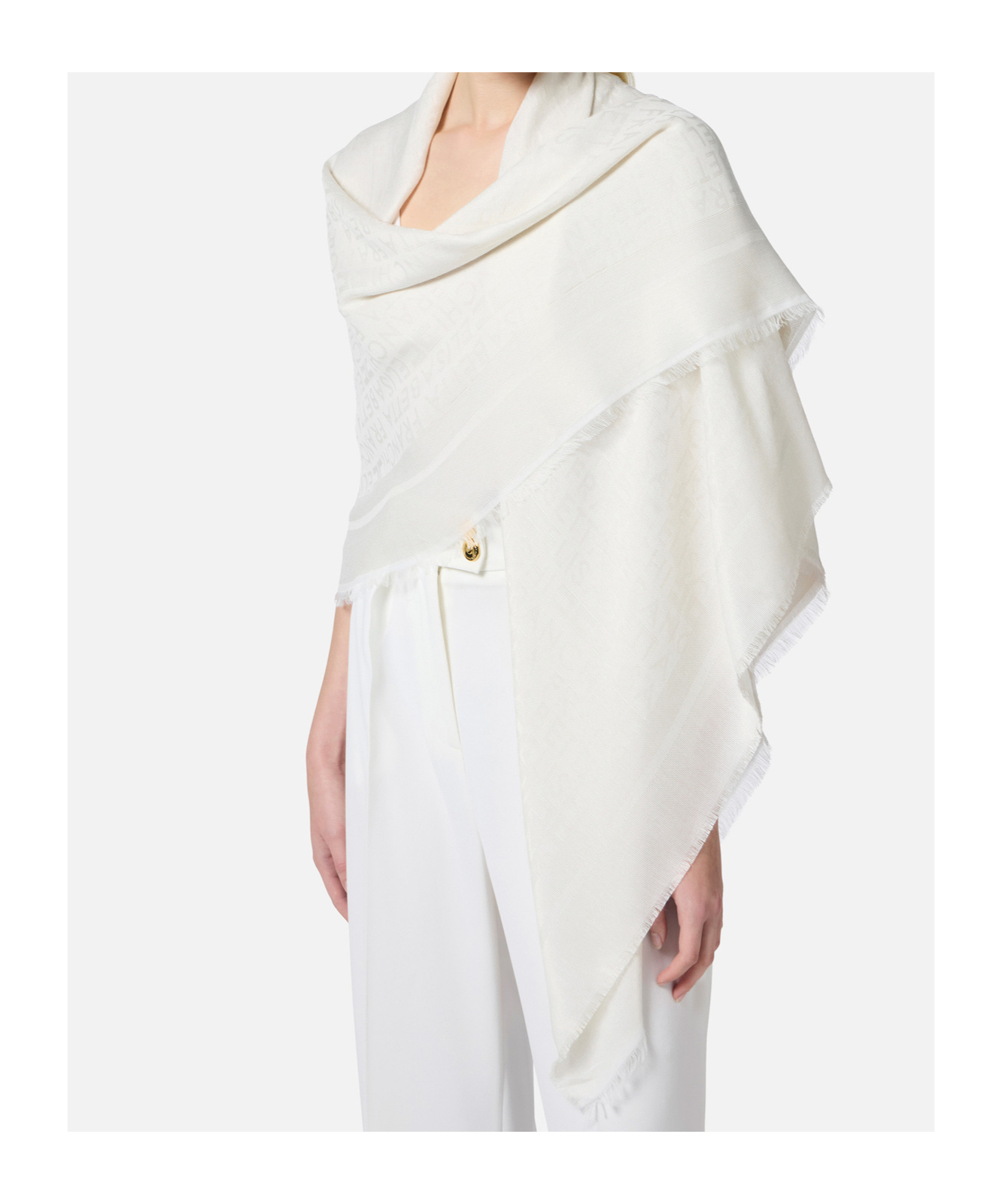 ELISABETTA FRANCHI PASHMINA SCARF