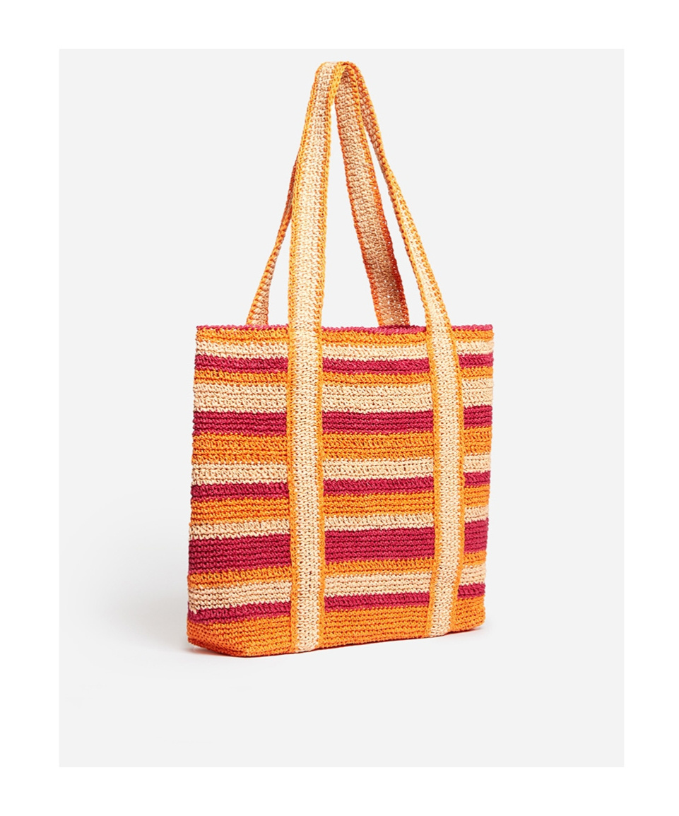 Vanessa Bruno Raffaweed Shoulder Bag In Multicolor