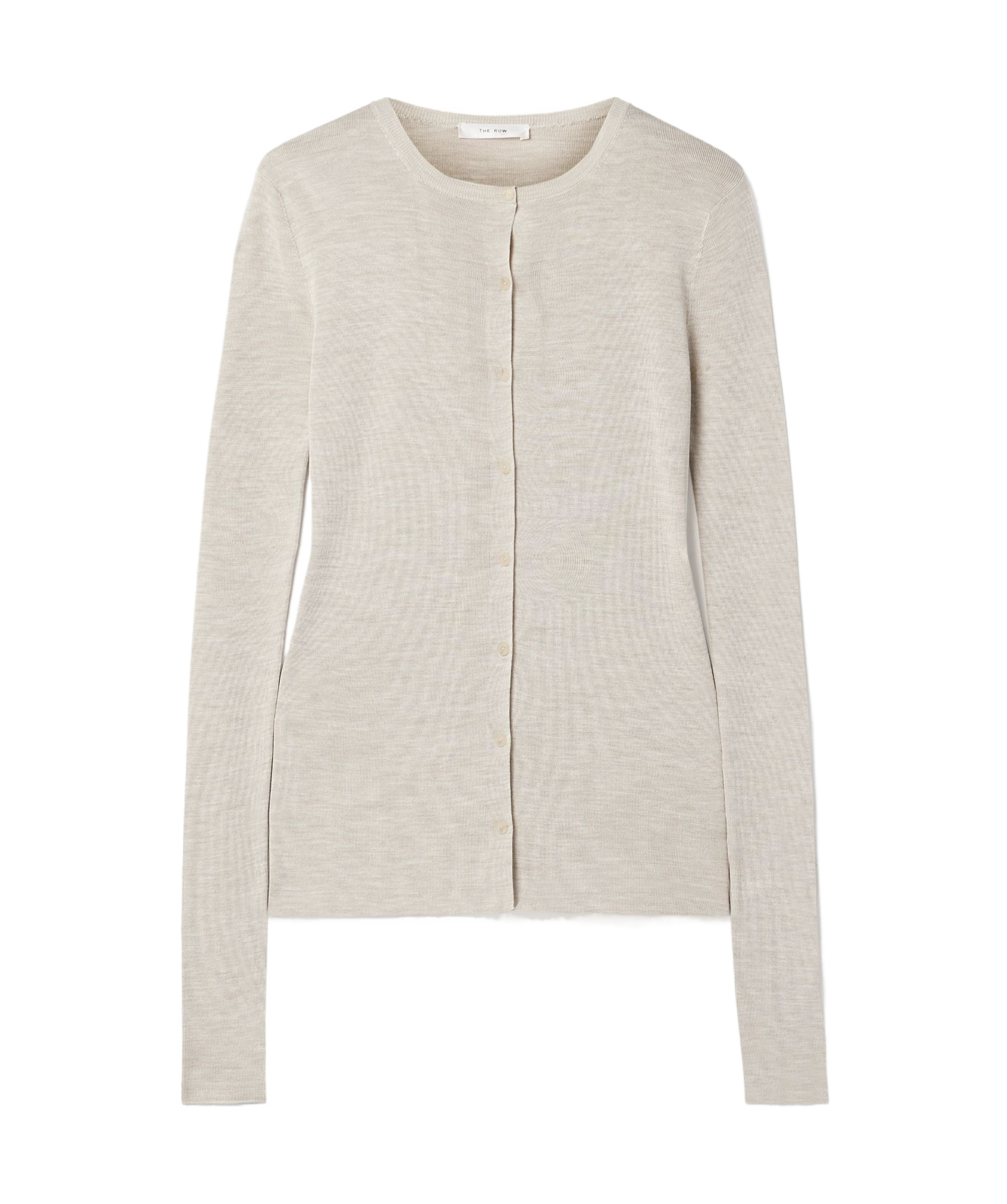 The Row Josette Cardigan In White