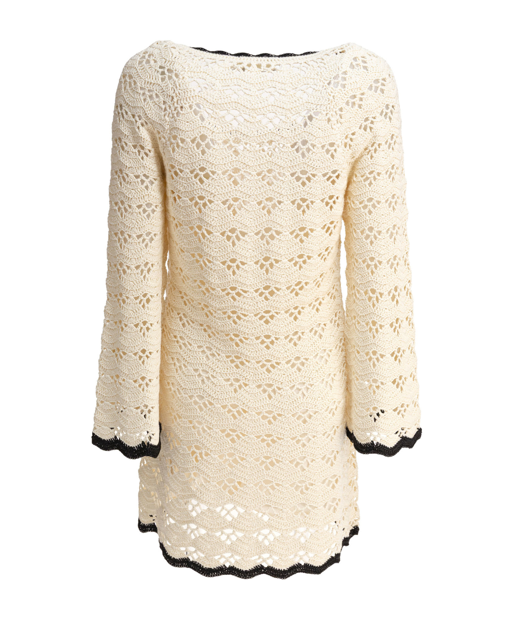 Zimmermann Rhiannon Crocheted Cotton Mini Dress In Neutral