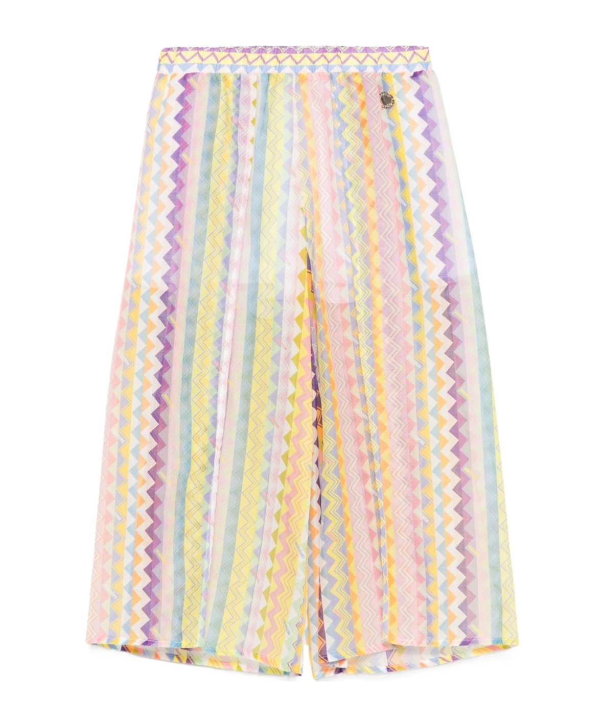 Missoni Pantaloni Con Motivo A Zigzag In Multicolor