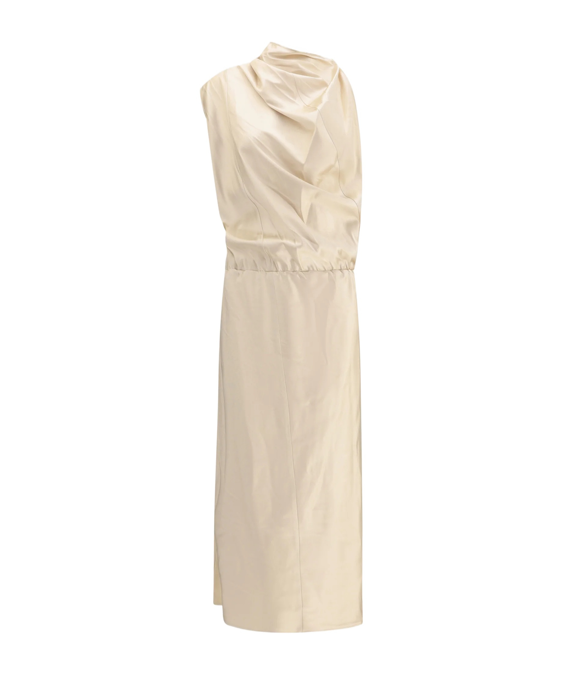 Magda Butrym Halter-neck Midi Dress In Brown