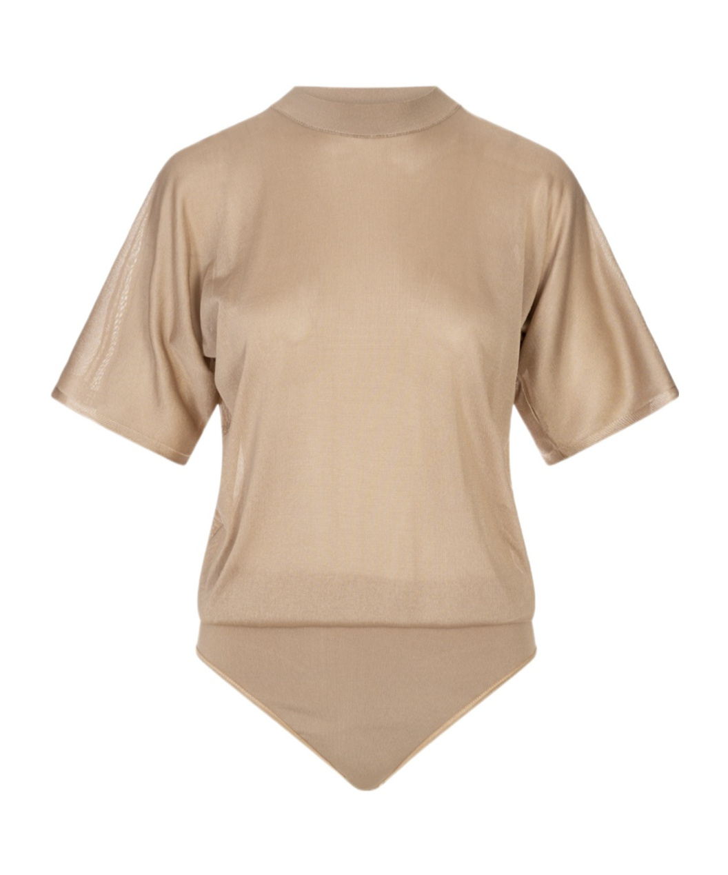 Alaïa Short-sleeved Bodysuit In Brown