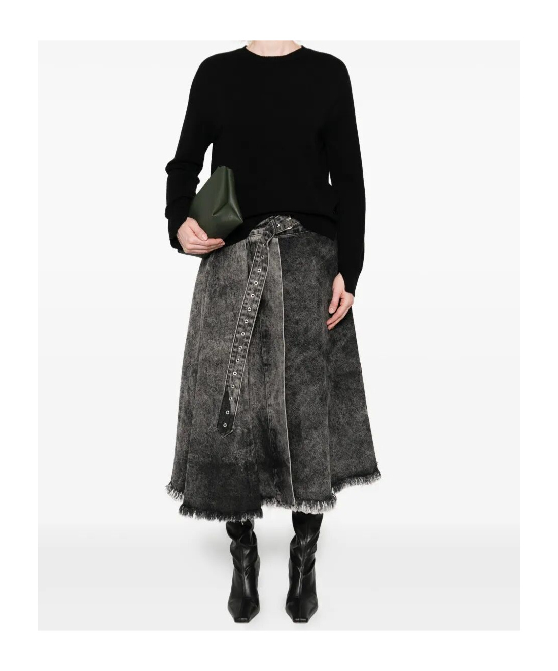 Twinset Twin-set Relaxed Cashmere Blend Sweater In Black