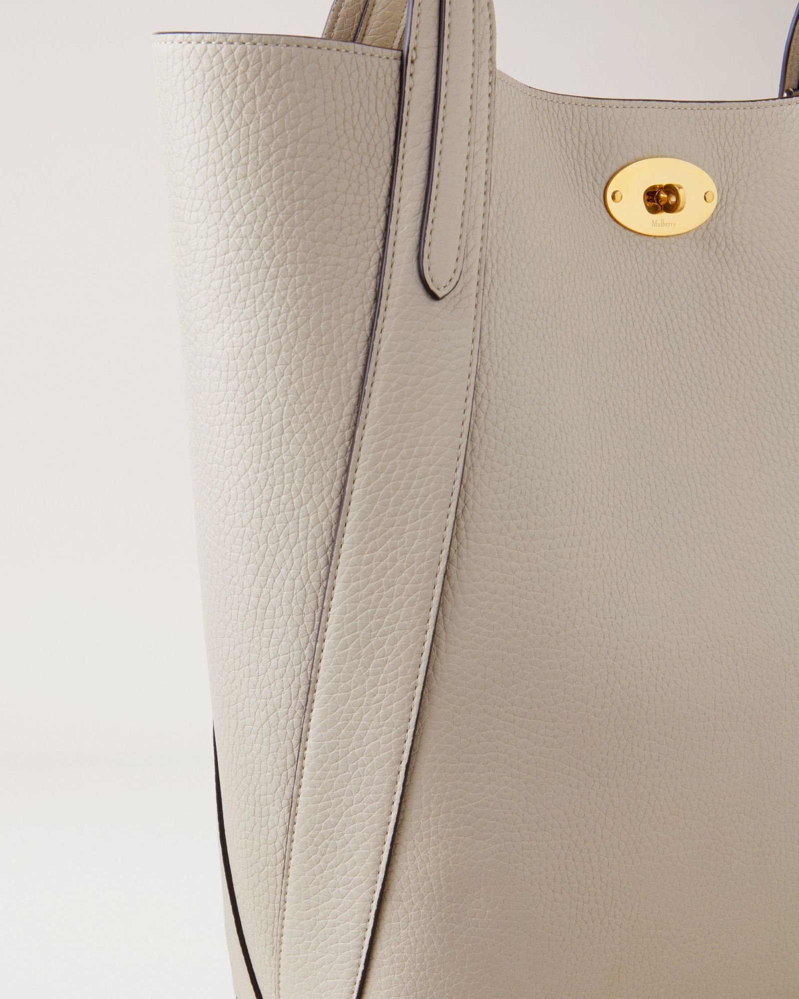 Mulberry North South Bayswater Tote In Nude