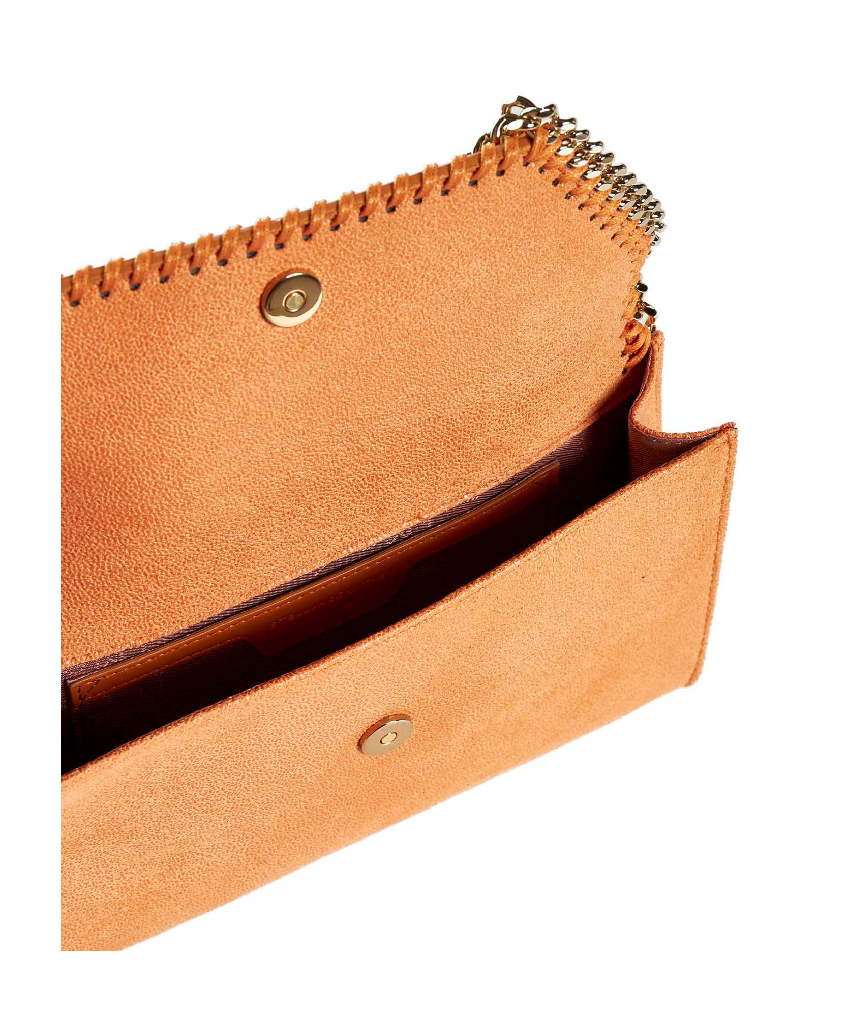 Stella Mccartney Falabella Mini Shoulder Bag In Orange