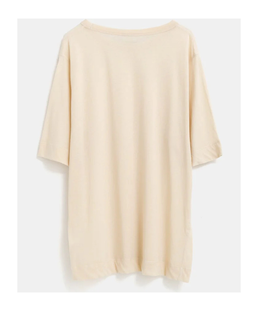 Dries Van Noten Crew Neck T-shirt In Nude