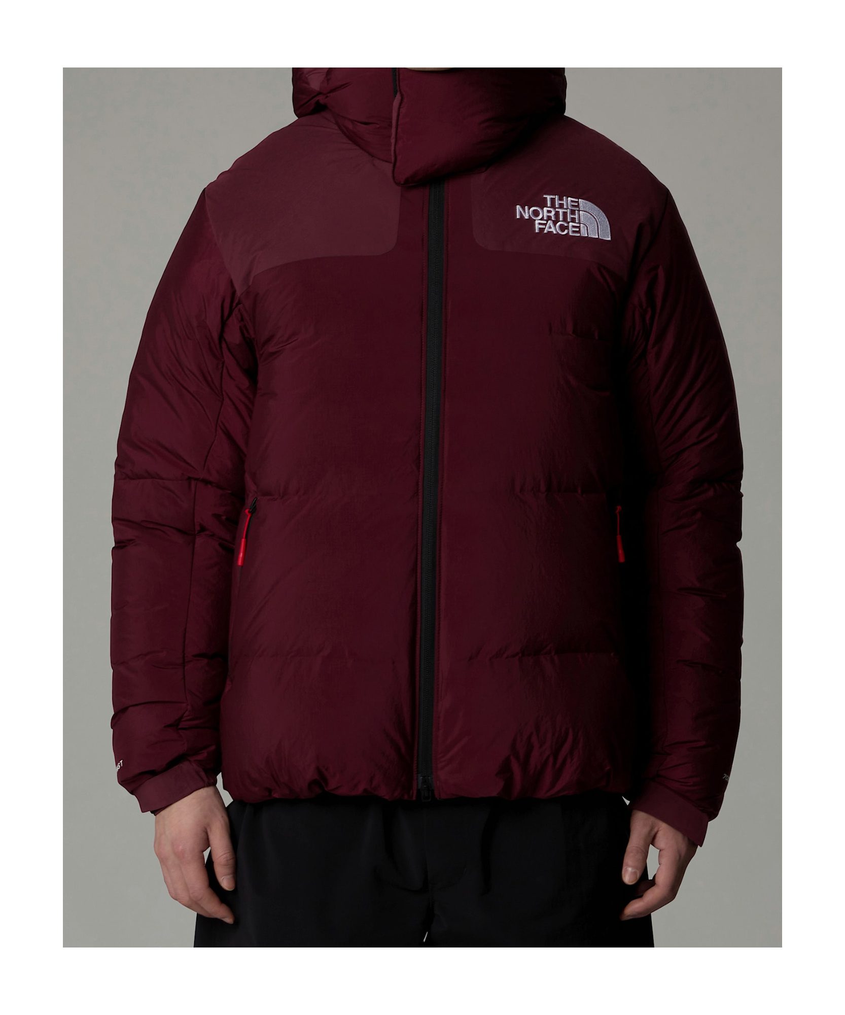 Shop The North Face Rmst Himalayan Baltoro Hodoed Down Jacket In Brown
