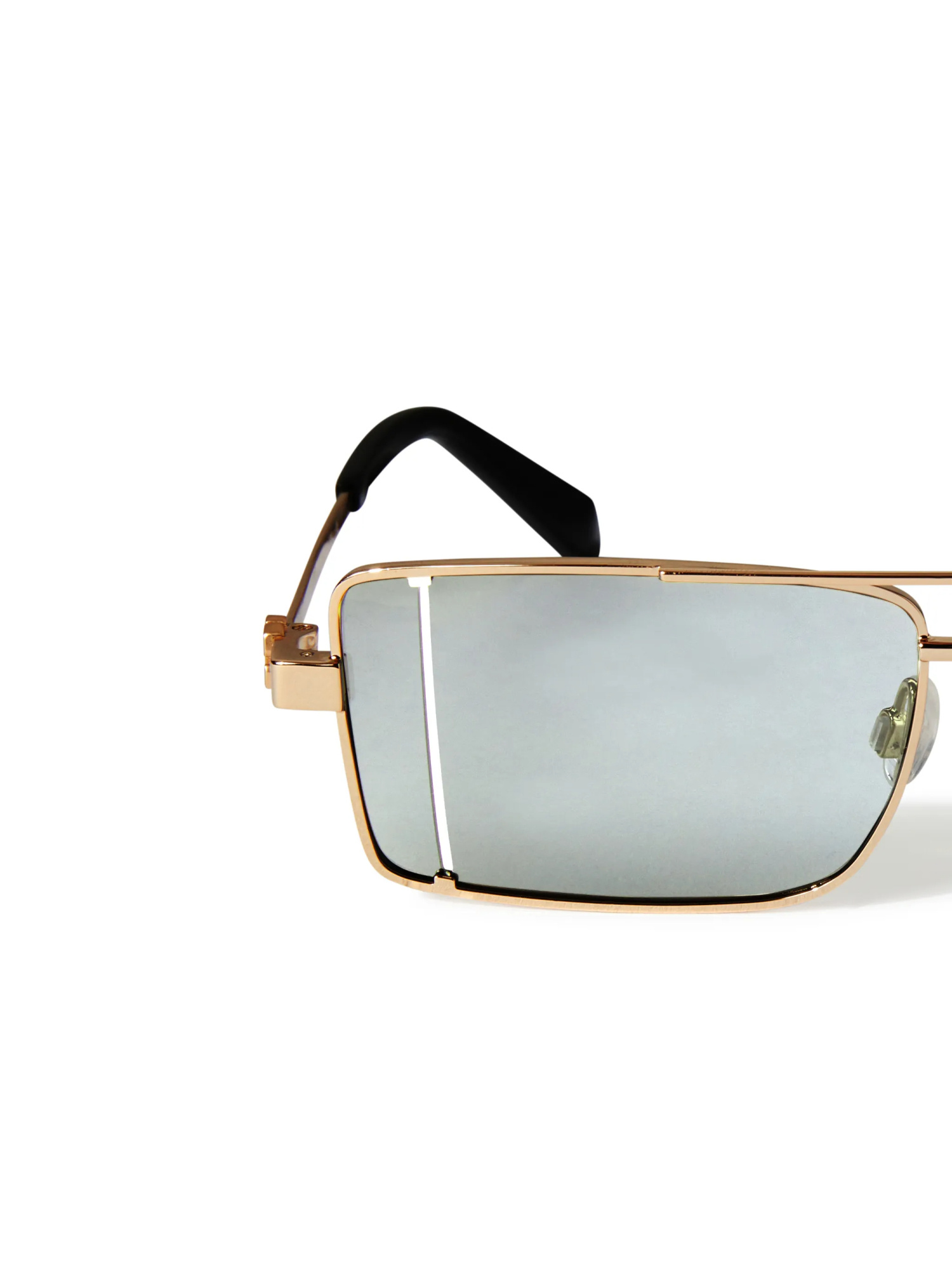 Off-white Rectangular Sunglasses In Multicolor