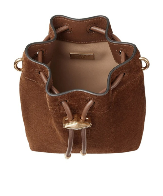 Jimmy Choo Mini Drawstring Shoulder Bag