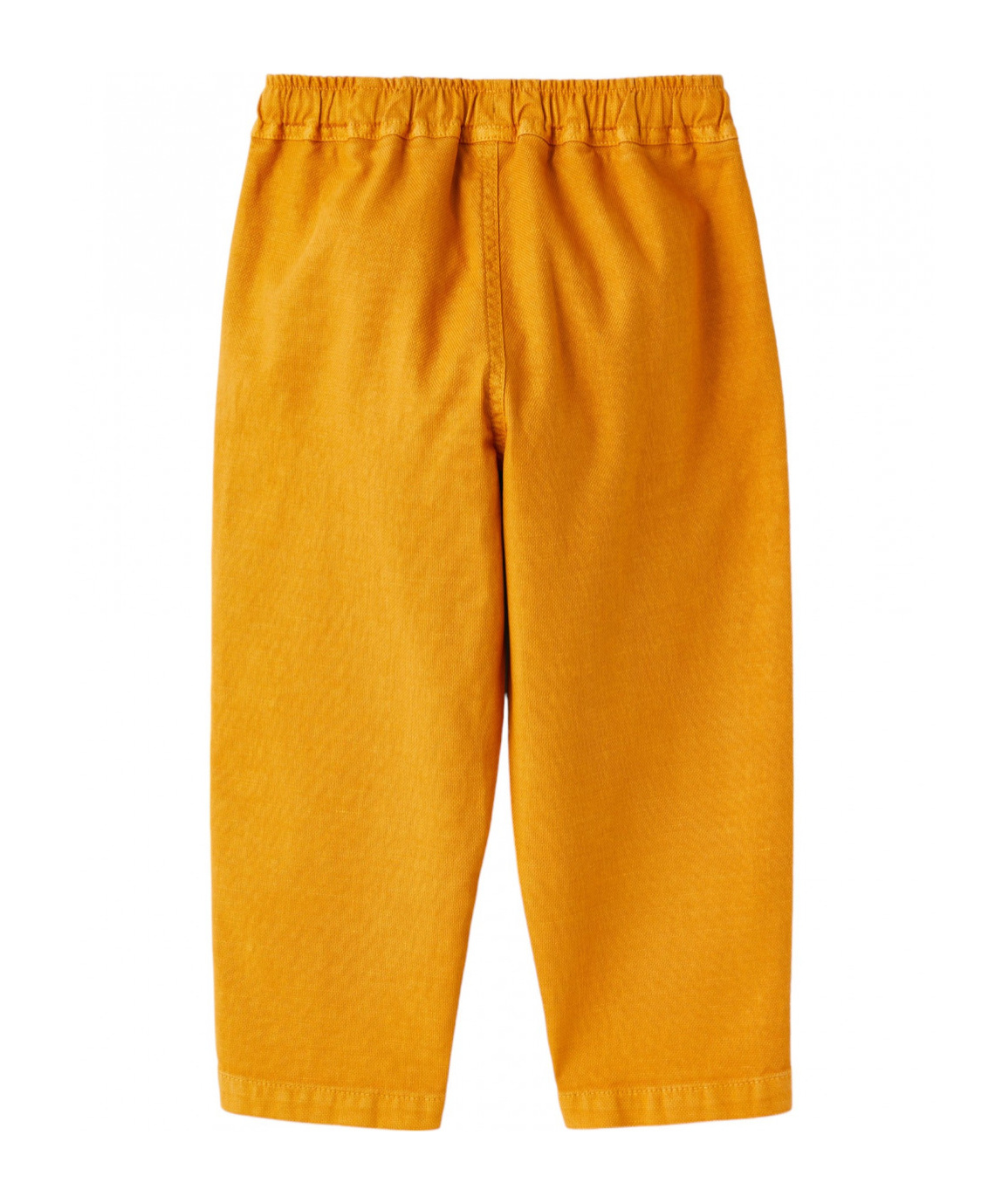 Il Gufo Cinnamon-coloured Linen-blend Trousers In Orange