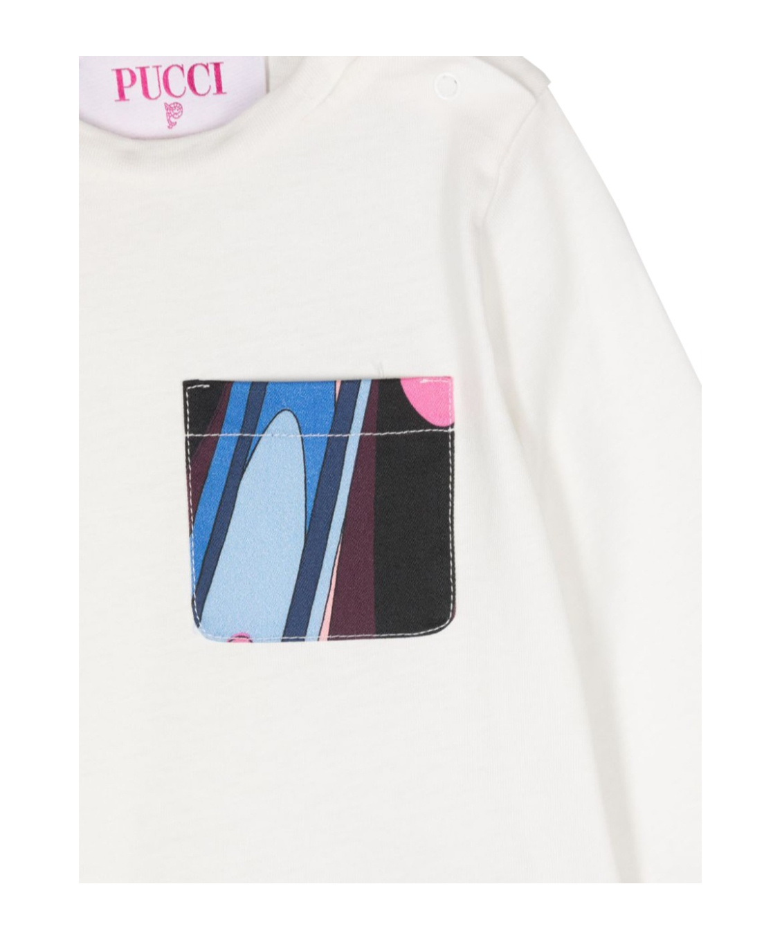 Pucci Vivara Patterned T-shirt In White