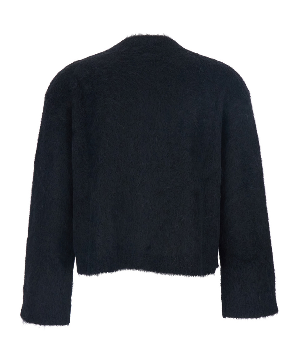 Antonelli Round-neck Long-sleeve Knitted Sweater In Multi