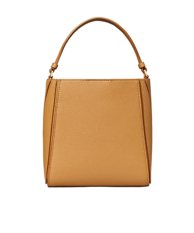 TORY BURCH MCGRAW LEATHER BUCKET BAG