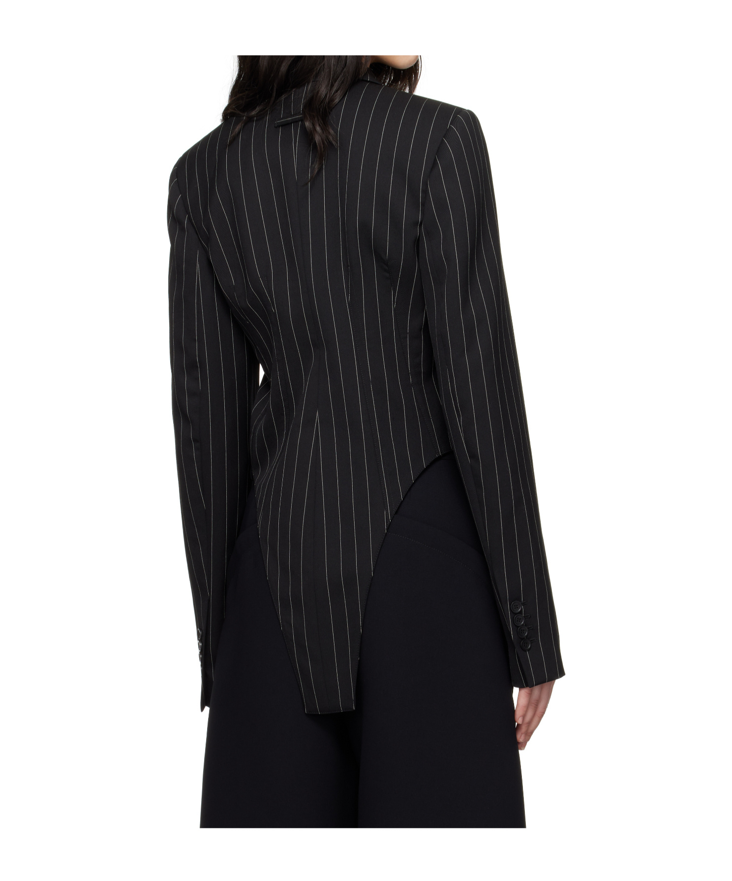 Jean Paul Gaultier Tailored Fitted Blazer In Black