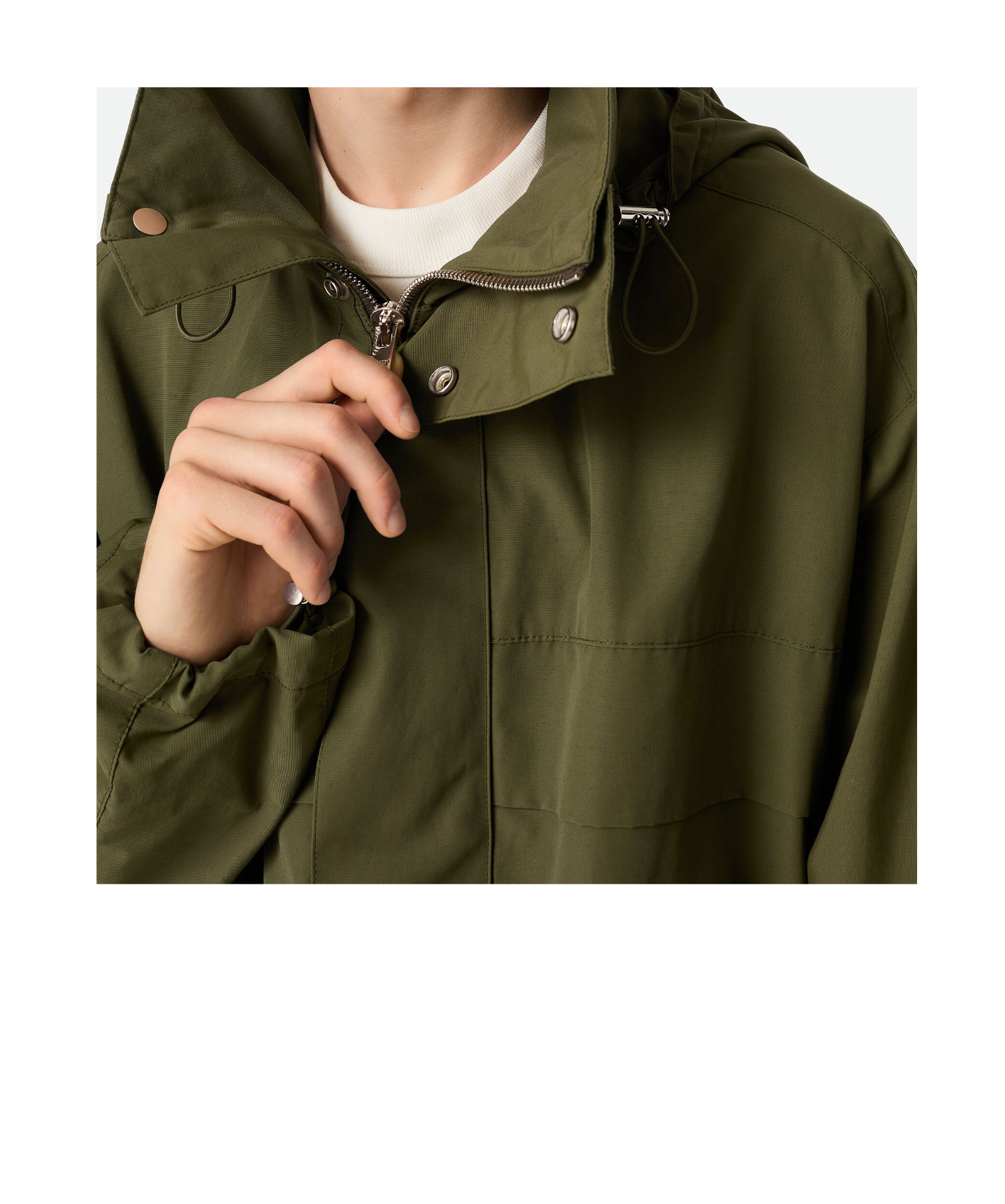 Bottega Veneta Blouson Aus Technischer Baumwolle In Green