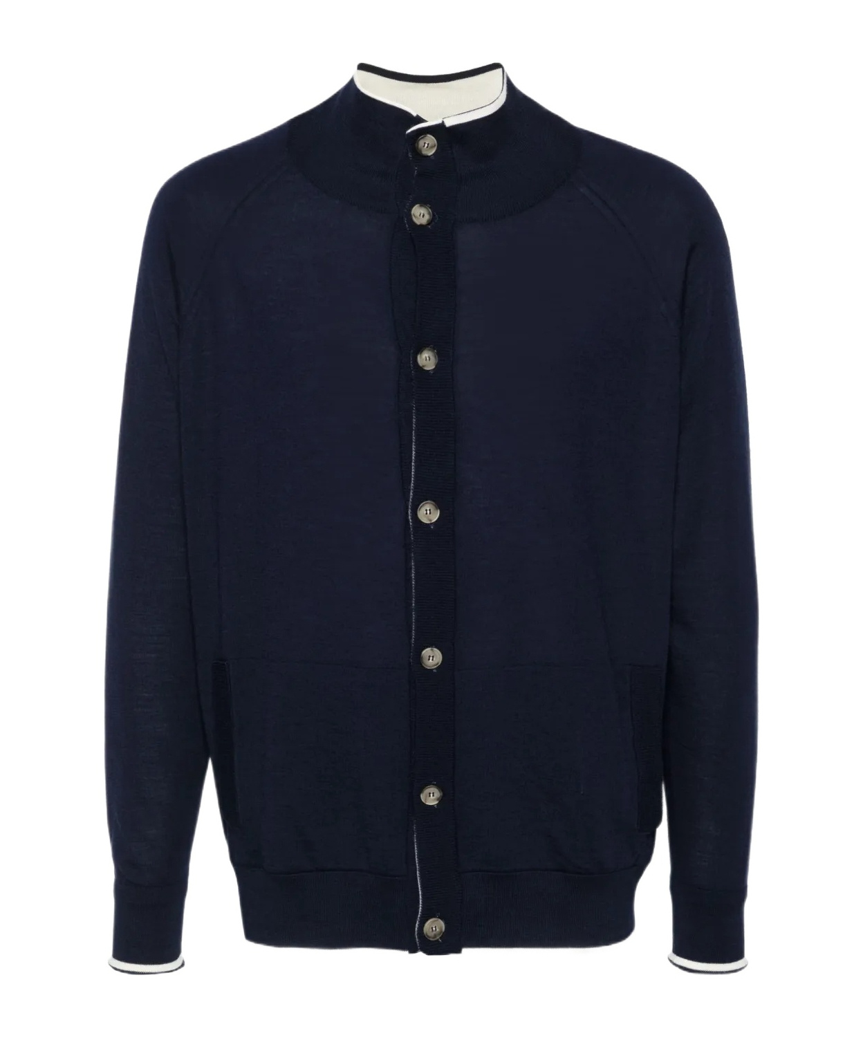 KITON REVERSIBLE CARDIGAN