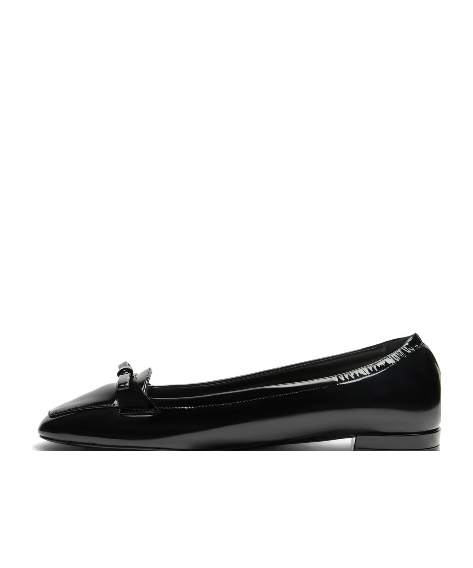Stuart Weitzman Square-toed Ballet Shoes In Black