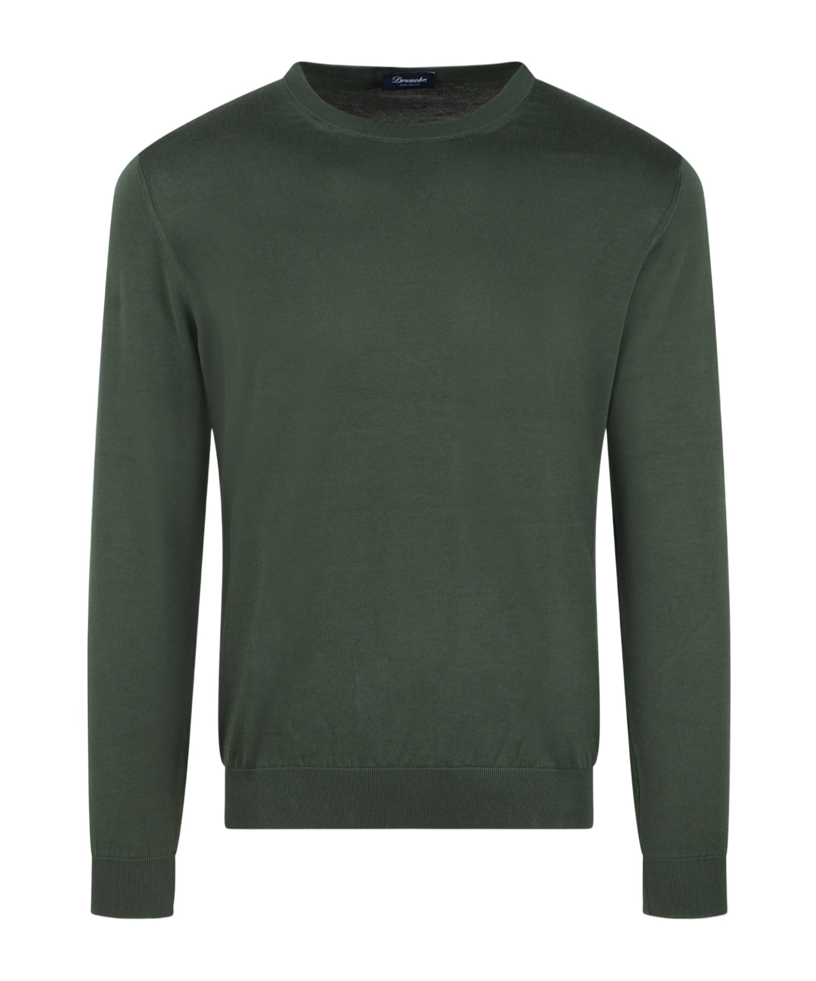 Drumohr Long-sleeved Sweater In Black