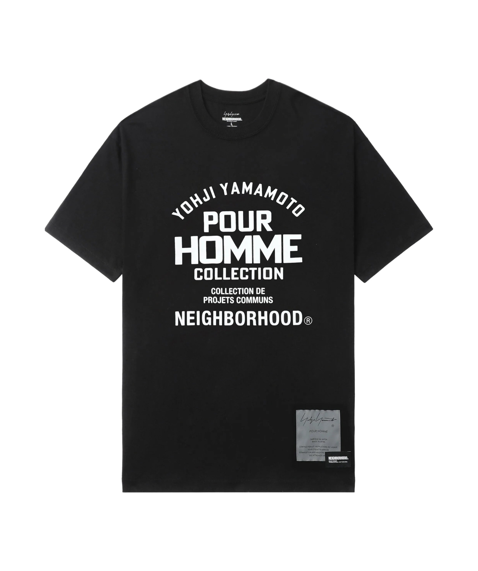 Yohji Yamamoto Short-sleeved T-shirt In Black