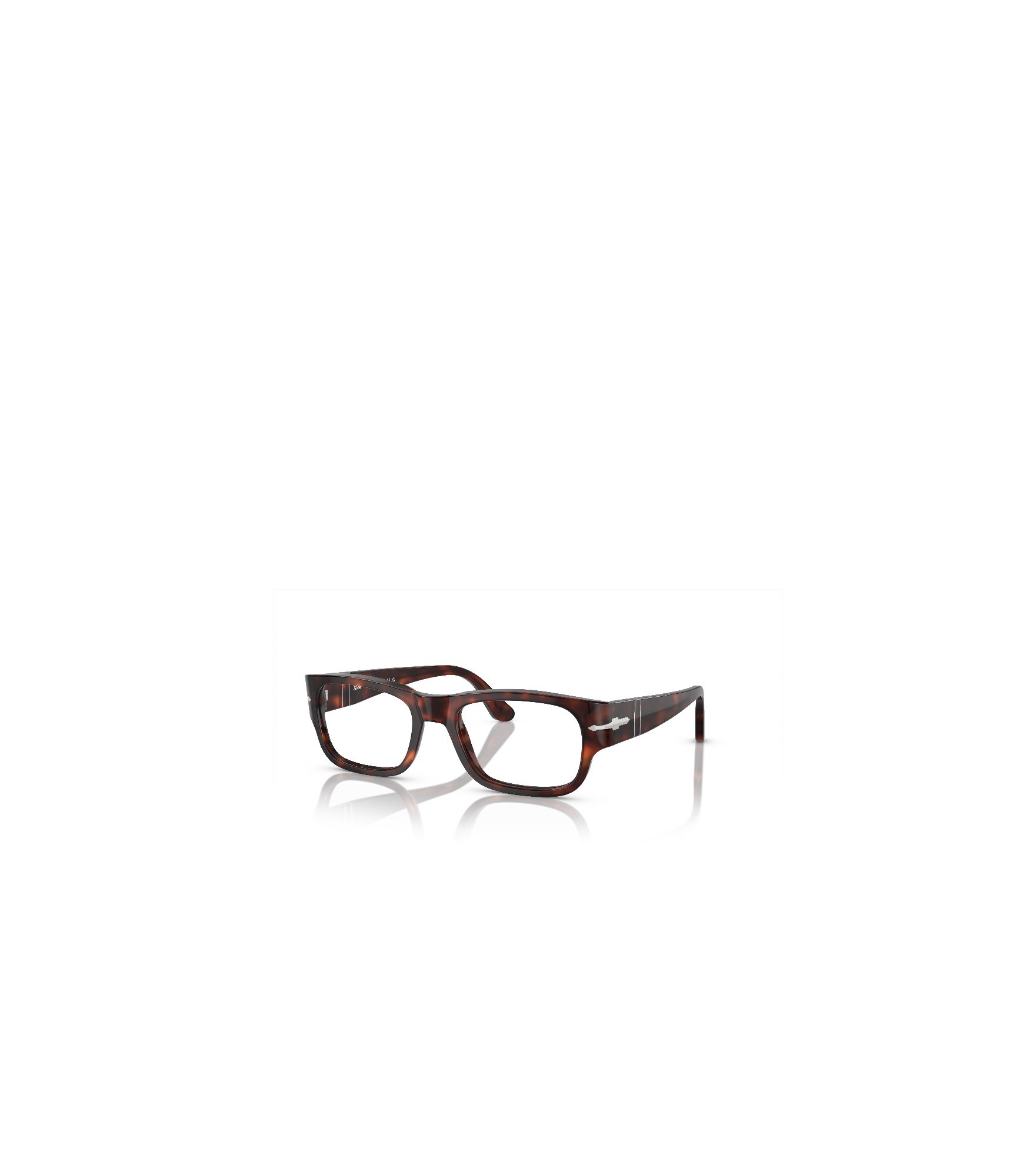 Persol Logo Flat Mirror In White