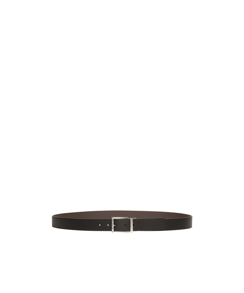 Bally Logo-engraved Buckled Belt In Black