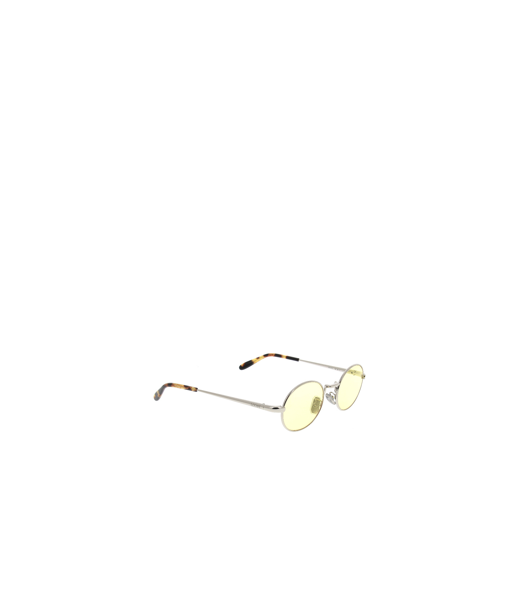 Loewe Round Frame Sunglasses In White