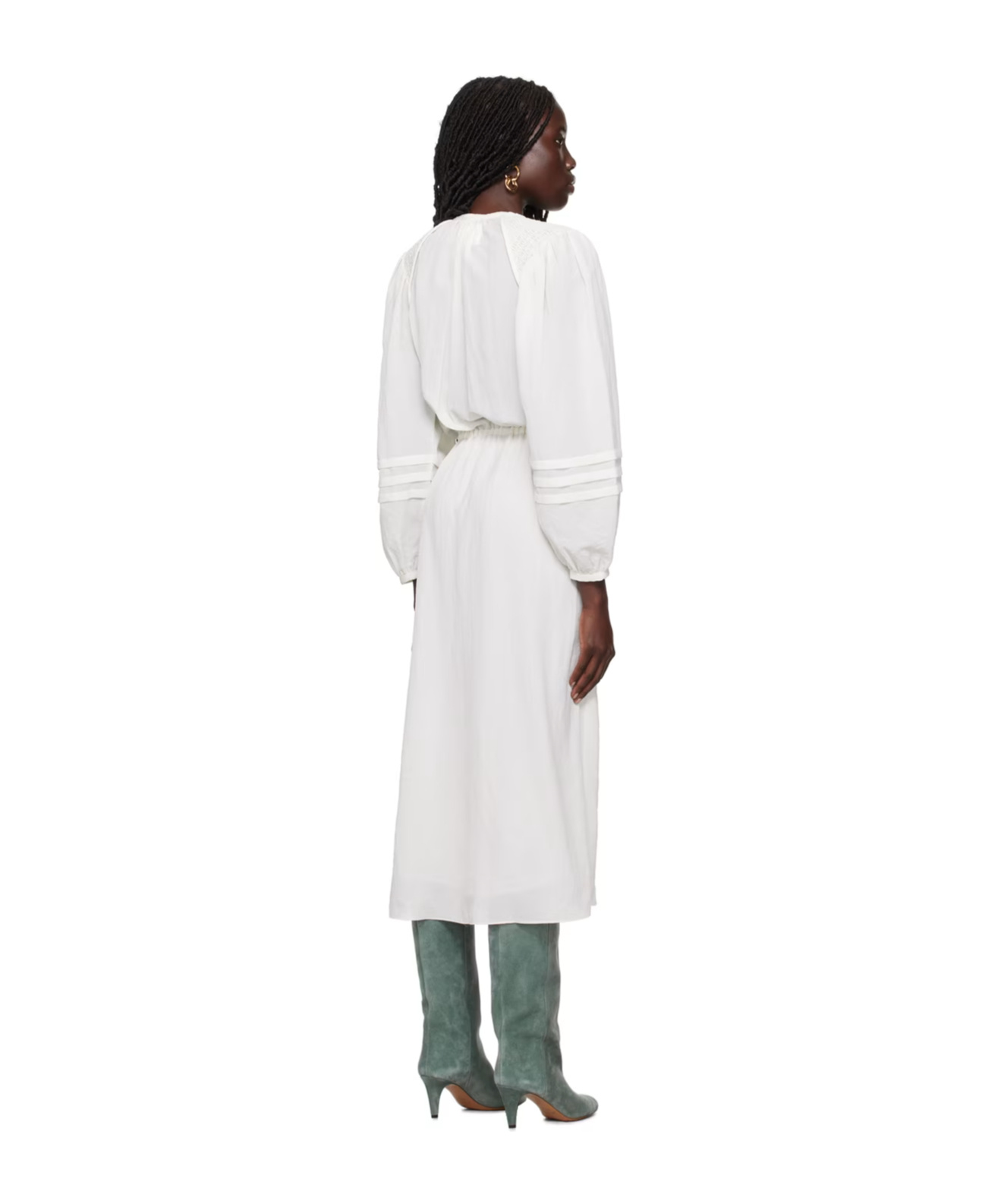 ISABEL MARANT ÉTOILE LYDIE GEORGETTE-CREPE MAXI DRESS