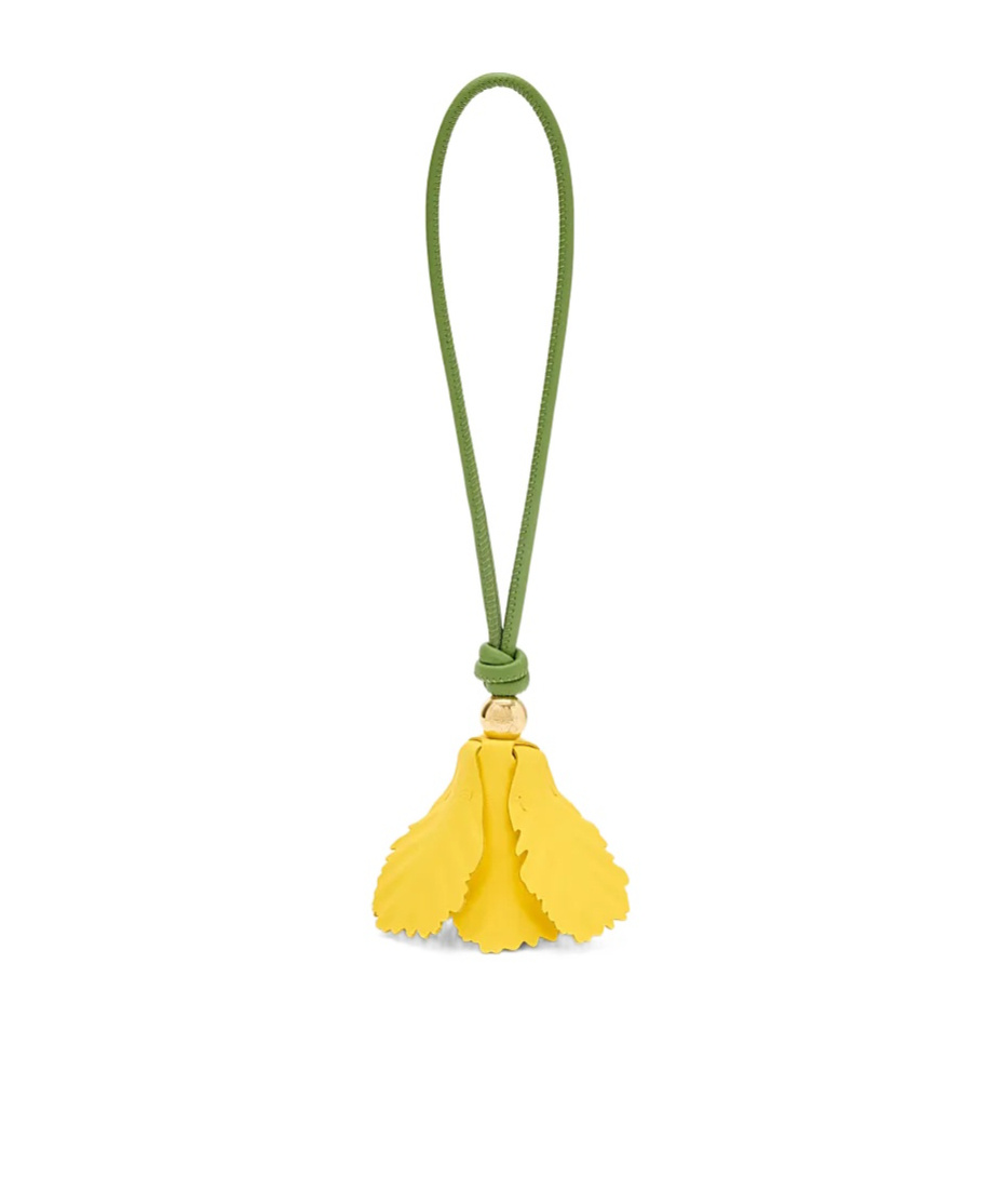 Loewe Floral Pendant In Yellow
