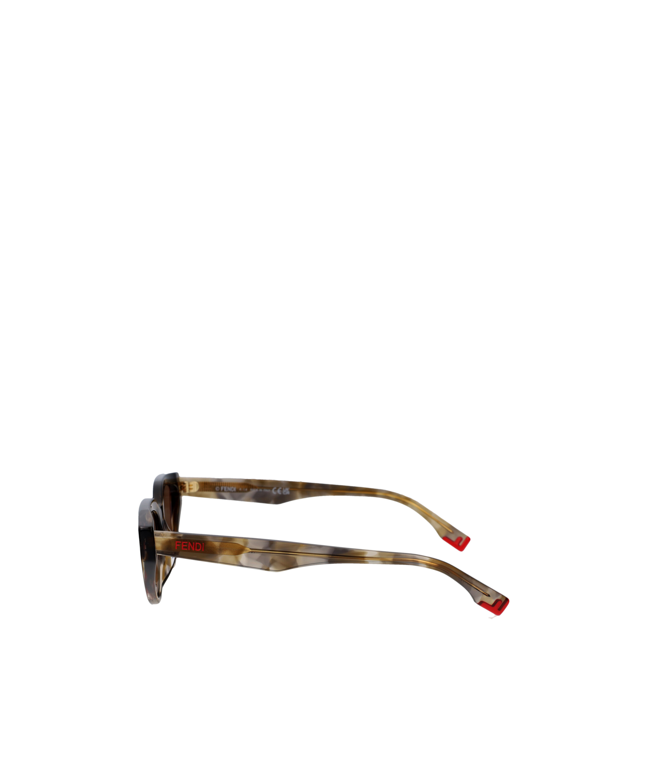 Fendi Eyewear Cat-eye Frame Sunglasses In Brown