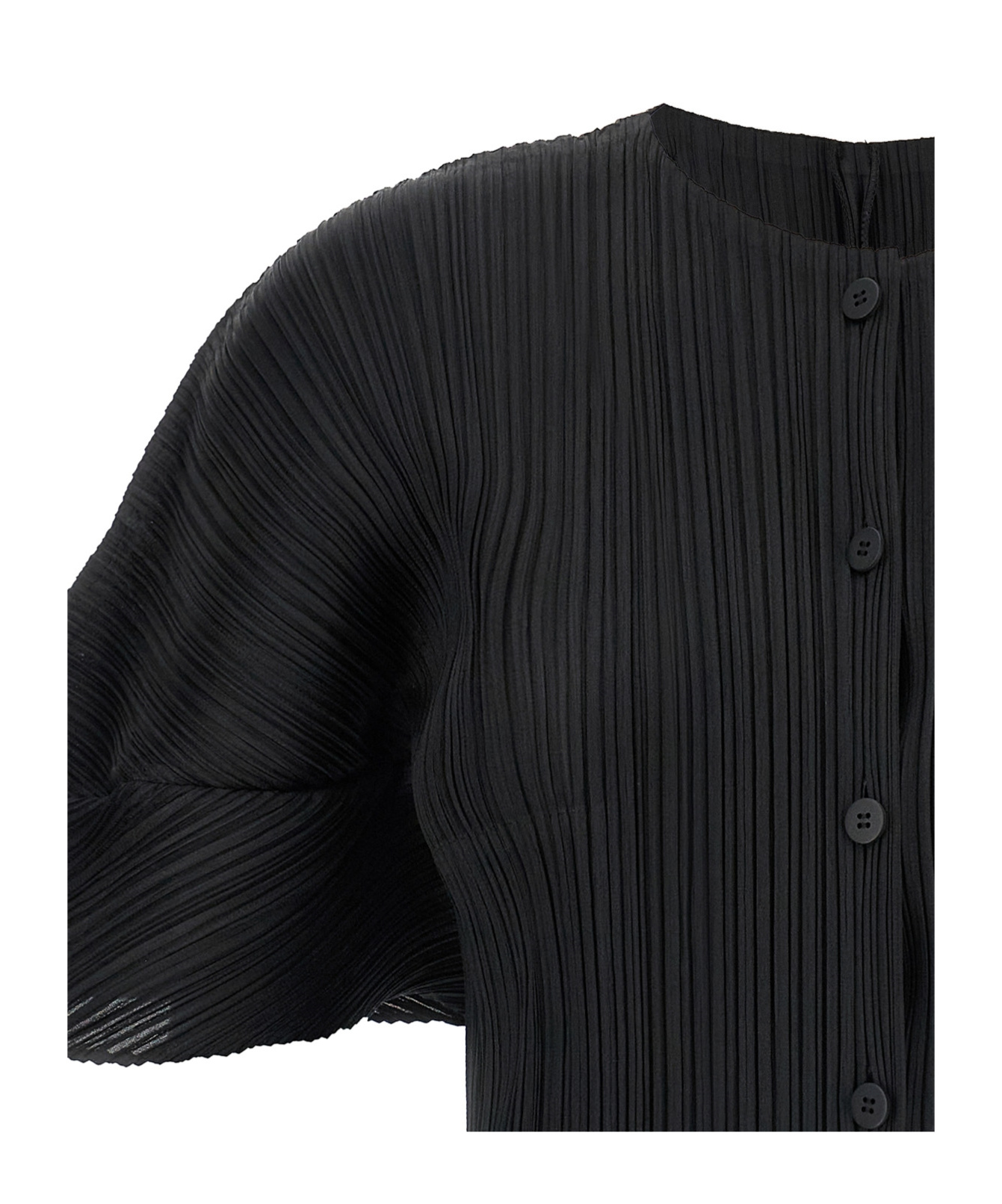 Issey Miyake Black Monthly Colors April Cardigan