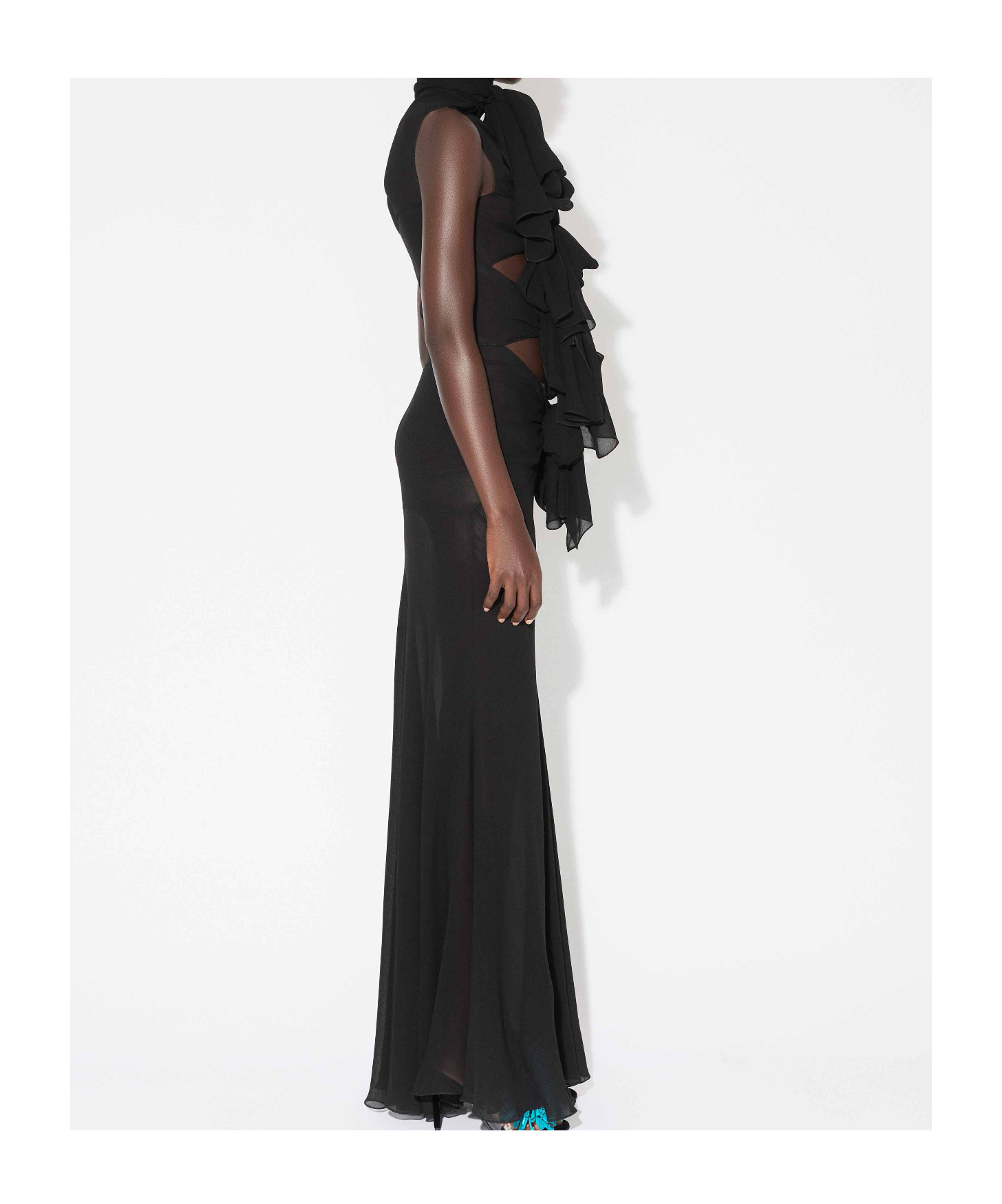 Alaïa Sleeveless Dress In Black