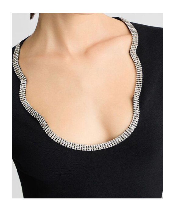 Liu •jo Liu Jo Embellished Jumper In Black